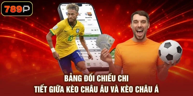 Bảng đối chiếu chi tiết giữa kèo châu Âu và kèo châu Á